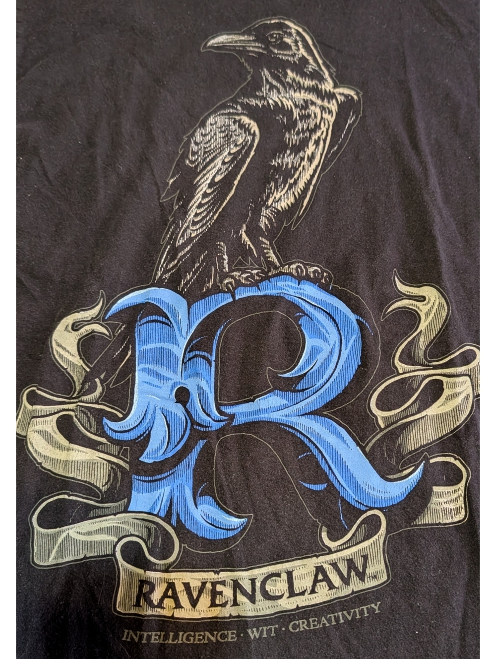 Harry Potter Ravenclaw R Men's Graphic Tee Intelligence, Wit, Creativity - Picture 6 of 10